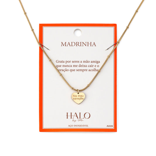 Colar Madrinha Coração